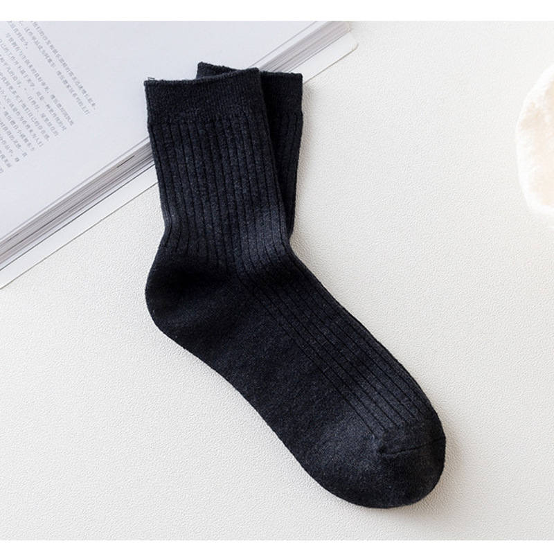 Men Fall Winter Socks Wool Socks Male Socks Gentleman Business Socks Bars